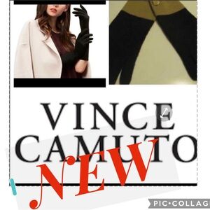 NEW Women Vince Camuto Long Gloves Brown